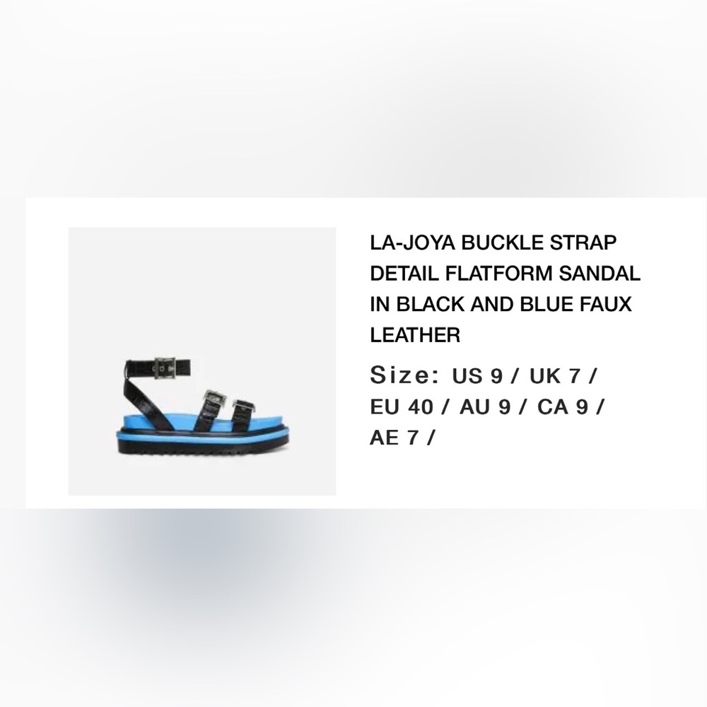 Platform strap sandal